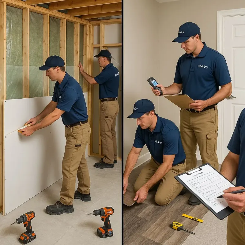 Repairs and Reconstruction process in Marietta-Alderwood, WA